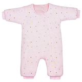 BBTKCARE Baby Sleepsuit - Wearable Blanket, 6-9 Months | Warm Onesies for Babies (Pink)