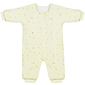 BBTKCARE Baby Sleepsuit - Wearable Blanket, 6-9 Months | Warm Onesies for Babies (Yellow)